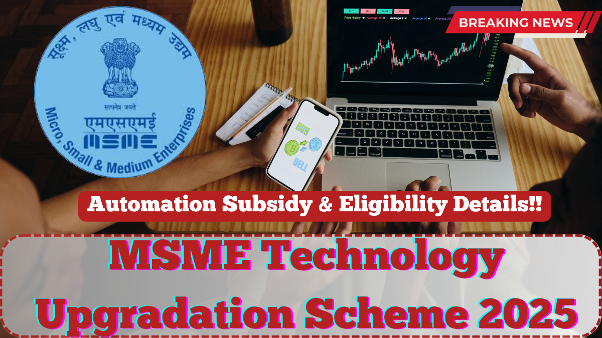 MSME Technology Upgradation Scheme 2025 – Automation Subsidy & Eligibility Details
